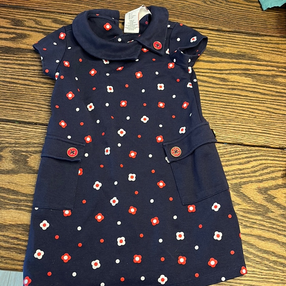 Nula Bug Navy Blue Short Sleeve dress.